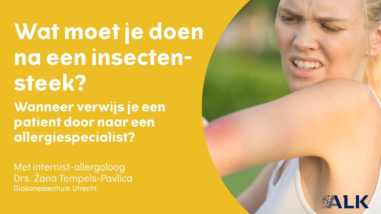 Wat moet je doen na een insectensteek?